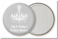 Elegant Chandelier - Personalized Bridal Shower Pocket Mirror Favors