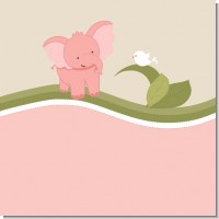 Elephant Baby Pink Baby Shower Theme