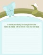 Elephant Baby Blue - Baby Shower Notes of Advice thumbnail