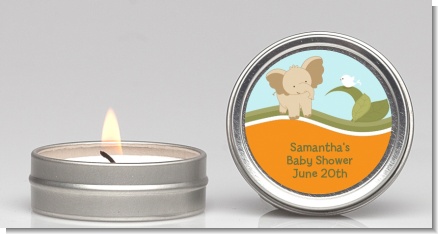 Elephant Baby Neutral - Baby Shower Candle Favors