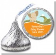 Elephant Baby Neutral - Hershey Kiss Baby Shower Sticker Labels thumbnail