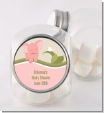 Elephant Baby Pink - Personalized Baby Shower Candy Jar