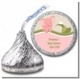Elephant Baby Pink - Hershey Kiss Baby Shower Sticker Labels thumbnail