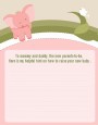Elephant Baby Pink - Baby Shower Notes of Advice thumbnail