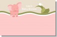 Elephant Baby Pink - Personalized Baby Shower Placemats thumbnail
