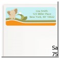 Elephant Baby Neutral - Baby Shower Return Address Labels thumbnail