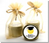 Emoji Graduate - Graduation Party Gold Tin Candle Favors