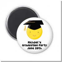 Emoji Graduate - Personalized Graduation Party Magnet Favors