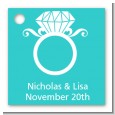 Engagement Ring - Personalized Bridal Shower Card Stock Favor Tags thumbnail