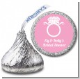 Engagement Ring - Hershey Kiss Bridal Shower Sticker Labels thumbnail