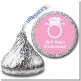 Engagement Ring - Hershey Kiss Bridal Shower Sticker Labels