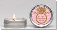 Engagement Ring Pink Gold Glitter - Bridal Shower Candle Favors thumbnail