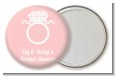 Engagement Ring - Personalized Bridal Shower Pocket Mirror Favors thumbnail