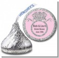 Engagement Ring Silver Glitter - Hershey Kiss Bridal Shower Sticker Labels thumbnail