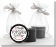 Enjoy Fresh Popcorn - Bridal Shower Black Candle Tin Favors thumbnail