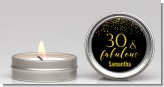 30 & Fabulous Speckles - Birthday Party Candle Favors