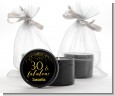 30 & Fabulous Speckles - Birthday Party Black Candle Tin Favors thumbnail