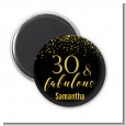 30 & Fabulous Speckles - Personalized Birthday Party Magnet Favors thumbnail