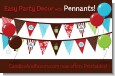 Hot Cocoa Party - Christmas Themed Pennant Set thumbnail