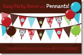 Hot Cocoa Party - Christmas Themed Pennant Set