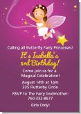 Fairy Princess - Birthday Party Invitations