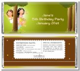 Fairy Princess Friends - Personalized Birthday Party Candy Bar Wrappers