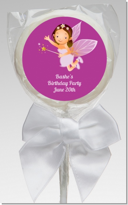 Fairy Princess - Personalized Birthday Party Lollipop Favors