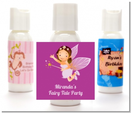 Fairy Princess - Personalized Birthday Party Lotion Favors