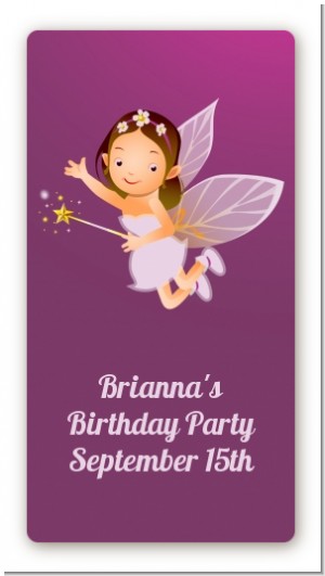 Fairy Princess - Custom Rectangle Birthday Party Sticker/Labels