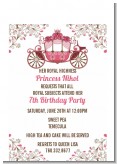 Fairy Tale Princess Carriage - Birthday Party Petite Invitations