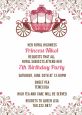 Fairy Tale Princess Carriage - Birthday Party Invitations thumbnail