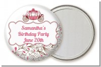 Fairy Tale Princess Carriage - Personalized Birthday Party Pocket Mirror Favors