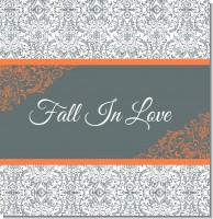 Grey & Orange Bridal Theme