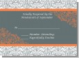 Grey & Orange - Bridal Shower Response Cards thumbnail