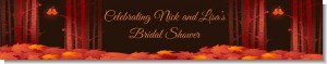 Fall Love Birds - Personalized Bridal Shower Banners