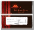 Fall Love Birds - Personalized Bridal Shower Candy Bar Wrappers thumbnail