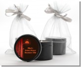 Fall Love Birds - Bridal Shower Black Candle Tin Favors