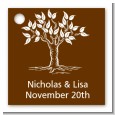 Fall Tree - Personalized Bridal Shower Card Stock Favor Tags thumbnail