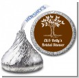 Fall Tree - Hershey Kiss Bridal Shower Sticker Labels thumbnail