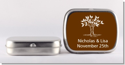 Fall Tree - Personalized Bridal Shower Mint Tins