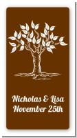 Fall Tree - Custom Rectangle Bridal Shower Sticker/Labels