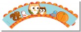Owl - Fall Theme or Halloween - Baby Shower Cupcake Wrappers