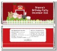 Farm Animals - Personalized Birthday Party Candy Bar Wrappers thumbnail