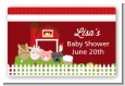 Farm Animals - Baby Shower Landscape Sticker/Labels thumbnail