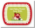 Farm Animals - Personalized Baby Shower Rounded Corner Stickers thumbnail