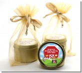 Farm Boy - Birthday Party Gold Tin Candle Favors