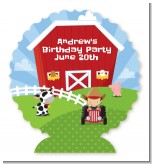 Farm Boy - Personalized Birthday Party Centerpiece Stand