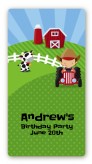 Farm Boy - Custom Rectangle Birthday Party Sticker/Labels