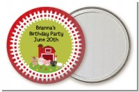 Farm Animals - Personalized Birthday Party Pocket Mirror Favors