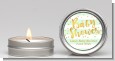 Faux Gold and Mint Stripes - Baby Shower Candle Favors thumbnail